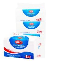 ราคา เอโร่ กระดาษเช็ดมือ 1 ชั้น 300 แผ่น x 4 923592 (53052988150)