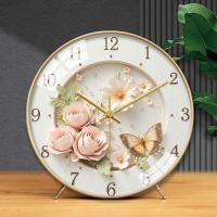 ราคา นาฬิกาตั้งโต๊ะสร้างสรรค์นาฬิกาควอทซ์ผีเสื้อฝรั่งเศสนอร์ดิกนาฬิกาที่มีมูลค่าสูงนาฬิกาตั้งโต๊ะใบ้ห้องนอนห้องนั่งเล่น (53102348304)