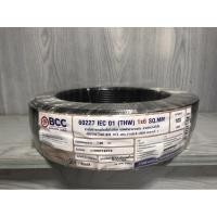 ราคา สายไฟTHW1*6SQ.mm BCCบางกอกเคเบิ้ลยาว100m. (8510225622)