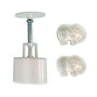 ราคา Be> แม่พิมพ์พลาสติก รูปช้างน่ารัก สําหรับทําขนมไหว้พระจันทร์ (17135399440)