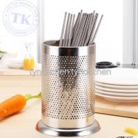 ราคา เก็บอุปกรณ์ครัว ที่ใส่ช้อน สแตนเลส ทรงกระบอก มี 2 ขนาด-10/13cm (4312514258)