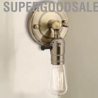 ราคา Supergoodsales โคมไฟติดผนัง E27 สไตล์วินเทจพร้อมสวิตช์สำหรับใช้ในบ้านและ (28006438048)