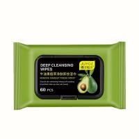 ราคา แผ่นเช็ดเครื่องสำอาง 60 แผ่น ทิชชู่เปียก กระดาษทิชชู่เปียก Makeup Removal (19487042577)