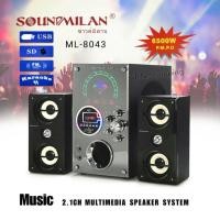 ราคา Soundmilan ลำโพงซับ 2.1 CH ลำโพงบลูทูธ ลำโพงคอมพิวเตอร์ รุ่น ML-8043 (24367089781)