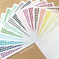 ราคา ☎6 mm. Sticker สติ๊กเกอร์กระดาษ วงกลม แผ่นละ300ดวง (11412806173)