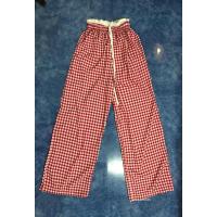 ราคา กางเกงขายาวลายสก็อตสีแดง (29570640687)