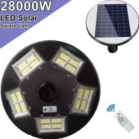 ราคา โคมไฟถนน UFO 20 ทิศทาง LED 22000W - 28000W Square Light โคมไฟโซลาร์เซลล์ พลังงานแสงอาทิตย์ Solar Street Light (3192636041)