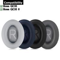 ราคา 1 คู่แผ่นรองหูฟังสําหรับ Bose QC35 / QC35 II หูฟังแผ่นรองหูฟังเบาะฟองน้ําชุดหูฟัง Earmuffs (28604670950)