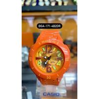 ราคา CASIO BABY-G นาฬิกาข้อมือ รุ่น BGA-171-4B2DR ตัวเรือนและสายสีส้ม หน้าปัดดิจิทัลอะนาล็อก (22579508060)