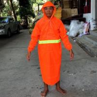 ราคา เสื้อกันฝน จราจร เสื้อกันฝนจราจร ชุดกันฝน อุปกรณ์เซฟตี้ สีส้ม แบบกระโปรง รุ่นบาง ราคาถูกสุดๆ ที่นี่ที่เดียวเท่านั้น!! (4235167921)