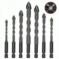 ราคา ดอกสว่านเจาะไม้ ซีเมนต์ เซรามิก แก้ว โลหะผสม ดอกสว่านเจาะสามเหลี่ยม ด้ามจับหกเหลี่ยม ร่องเกลียว ดอกสว่านเจาะขวางสี่ขอบ (41369662992)