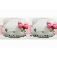 ราคา (1คู่) หุ้มหัวเบาะผ้า ลายคิตตี้นางฟ้า Kitty ลิขสิทธิ์แท้ (2666506367)