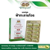 ราคา แคปซูลฟ้าทะลายโจร สมุนไพรสกัดแบบผงอบแห้ง ตราอภัยภูเบศร บรรจุ 10 แคปซูล (ของแท้ 100%) หมดอายุอีก 3 ปี หลังผลิต (15471985688)
