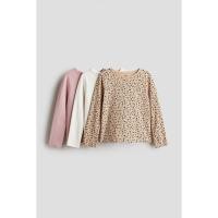ราคา H&M(เอชแอนด์เอ็ม) ชุดเสื้อแขนยาว 3 ชิ้น Girls 3-pack long-sleeved tops 0575156_15 (42563860619)