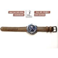 ราคา Handmade RAM Leather 24mm RAM Leather สายนาฬิกาหนังแท้ ทนทานสุดๆ (24777922100)