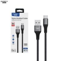 ราคา Energy สายชาร์จ รุ่น WC15 ชาร์จเร็ว 3.1A ( USB to Type-C) สายไนลอนถักเส้นกลม (28389655774)