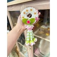 ราคา พวงมาลัยกลมดอกมะลิทิชชู่ มาลัยวันแม่สวยๆ (40101835575)
