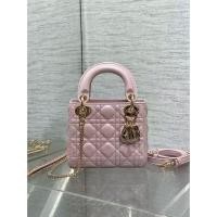 ราคา DIOR Lady Dior กระเป๋าหนังแกะ Daifee กระเป๋าถือหวายลายสก๊อต 974 (29634730423)