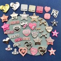 ราคา สติกเกอร์เรซิ่น รูปหัวใจ ดาว พีช ตัวอักษร สีน้ํามัน สําหรับตกแต่งเล็บ กิ๊บติดผม เคสโทรศัพท์ diy (20592649917)