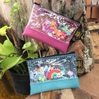 ราคา (ไซส์ S)ทับตารางกระเป๋ากากเพชร กระเป๋าสตางค์ลูกปัด โฮโลแกรม ใส่เหรียญ (4638912450)