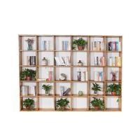 ราคา เก่า Elm ชั้นวางหนังสือที่กําหนดเอง Pine Full Wall ตู้หนังสือไม้เนื้อแข็ง Lattice Rack ที่กําหนดเองชั้นตู้ทีวี Living (56153024046)