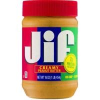 ราคา ﻿JIF Creamy Peanut Butter จิฟ เนยถั่ว ชนิดละเอียด 454g. (7706459858)