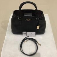 ราคา Coach แท้ รุ่น F55976 ถังใหญ่ ขนาด 13 นิ้ว หนังสีดำ อะไหล่สีทอง (1784903722)