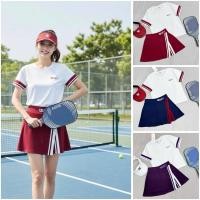 ราคา [Pigicleball W] ชุดวอร์มแขนสั้นผู้หญิง ชุด WIL.SON ชุดเทนนิสกอล์ฟ Pickleball ....วีเอ็น (41121444264)