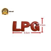ราคา LPG โลโก้ LPG สีแดง ติดรถทั่วไปได้ทุกรุ่น ขนาด 2.5 x 6.5 cm ราคาต่อ 1 ชิ้น โลโก้ LPG สีแดง ส่งด่วนส่งไว (19694632457)