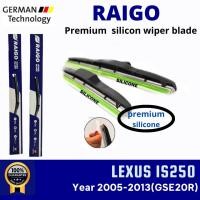 ราคา GERMANY RAIGO Premium Silicone Wiper - Lexus IS250 GSE20R ปี 2005-2013 (22"/20") (45853623504)
