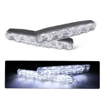 ราคา ไฟเดย์ไทม์รันนิ่งไลท์ LED 6จุด (1คู่) daytime runingliht ไฟเดย์ไลท์ แสงสีขาว 12-24V (5258421245)