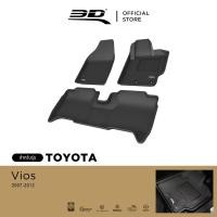 ราคา 3D Mats พรมปูพื้นรถยนต์ TOYOTA VIOS 2007-2012 พรมกันลื่น พรมกันนํ้า พรมรถยนต์ (11130590663)