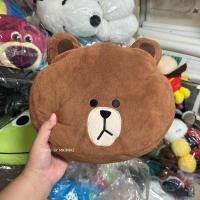 ราคา ตุีกตาหมอน หมีบราวนื Brown Line Friend มือสอง (28251063418)