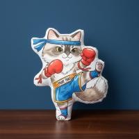 ราคา แร็กดอลล์ RAGDOLL หมอนไดคัท ลายแมว Cat มวยไทย สาวก ทาสแมว หมอนสกรีนรูป 40ซม. พิมพ์2ด้าน ของขวัญ จับฉลาก MUYIA64 (47753138766)
