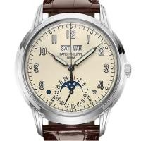 ราคา ใบรับรองกล่อง Patek Philippe [ใหม่] Philippe 18K Platinum Perpetual Calendar Automatic Mechanical W (28867740156)