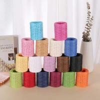 ราคา Raffia Non-หมวกด้ายถักหมวกฟางหญิง Hand-Knitted Hook กระเป๋าวัสดุ Raffia diy กระดาษเชือก (48151931273)