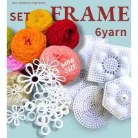 ราคา SET 10 แผ่นเฟรม + 6ไหมพรม + 1เข็ม (ไหมพรม + แผ่นเฟรม ขนาด 7 เซนติเมตร จำนวน 10 แผ่น พิเศษพร้อมเข็มปัก จำนวน 1 เล่ม) (8497638522)