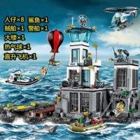 ราคา ใช้งานร่วมกับ LEGO City Series Boys Police Station Fire Station Mountain SWAT ชุดเครื่องบินของเล่นเ (27970344365)