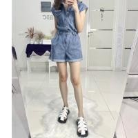 ราคา DENIM SHORT JUMPSUIT JUMPER LIGHTWEIGHT IMPORT (44155825460)