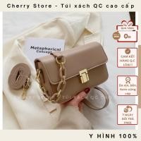 ราคา กระเป๋าถือสะพายข้างสายโซ่สะพายไหล่สําหรับผู้หญิงรุ่นแข็งแรงหนังแท้หรูหรารูปถ่ายจริง5505 (40858826130)