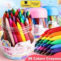 ราคา สีเทีย✅ สีเทียนปลอดสารพิษ สีเทียนเด็กปลอดสารพิษ Silky Crayons ของเล่นระบายสีเด็กเสริมพัฒนาการ สีเทียนวาดรูป (29491386809)