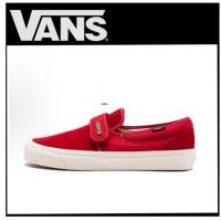 ราคา 【100%Original】 Vans slip-on Comfortable Unisex Red Canvas shoe VN0A3J9FPQT (27081361108)
