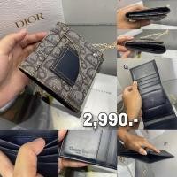 ราคา Used Dior Wallet Vintage ของแท้100% (23575370020)
