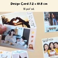 ราคา Photobook: Instaxการ์ด 7x10.8 cm ใสรูปถ่าย/birthday/event/ Custom Card (16pcs / set) (19476459692)