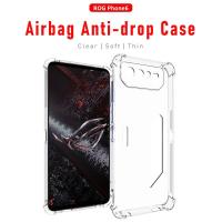 ราคา 【เคส + กระจกนิรภัย】 ASUS ROG Phone 6 6D ROG6 Pro Ultimate Casing Clear Soft TPU ถุงลมนิรภัยป้องกันด้านหลัง เคสโทรศัพท์ (15590116986)