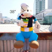 ราคา ตุ๊กตา Popeye ป๊อปอาย ท่านั่ง XL 38นิ้ว Popeye the Sailor Man ตุ๊กตาไซส์ใหญ่ จัมโบ้ ตุ๊กตาจัมโบ้ (9622590578)