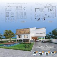 ราคา แบบบ้าน 2 ชั้น (ใต้ถุนสูง) พื้นที่ 313 ตรม. (แบบบ้าน DS-4) (27331872866)