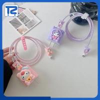 ราคา 5-in-1 Charger ชุดสําหรับ Iphone 18W & 20W Sanrio Motif, Anti-Tangle Charger Adapter Cable Protector AH106 (48903289245)