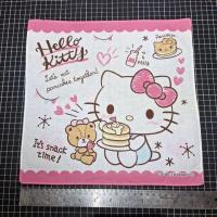 ราคา ผ้าเช็ดหน้าลิขสิทธิ์ของแท้​ % Sanrio Hello Kitty ขนาด 30x30cm. (21887613871)