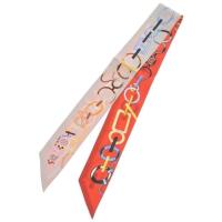 ราคา Hermes Scarf Beige Black Women's Patterned all over Light Blue Direct from Japan Secondhand (26154425635)